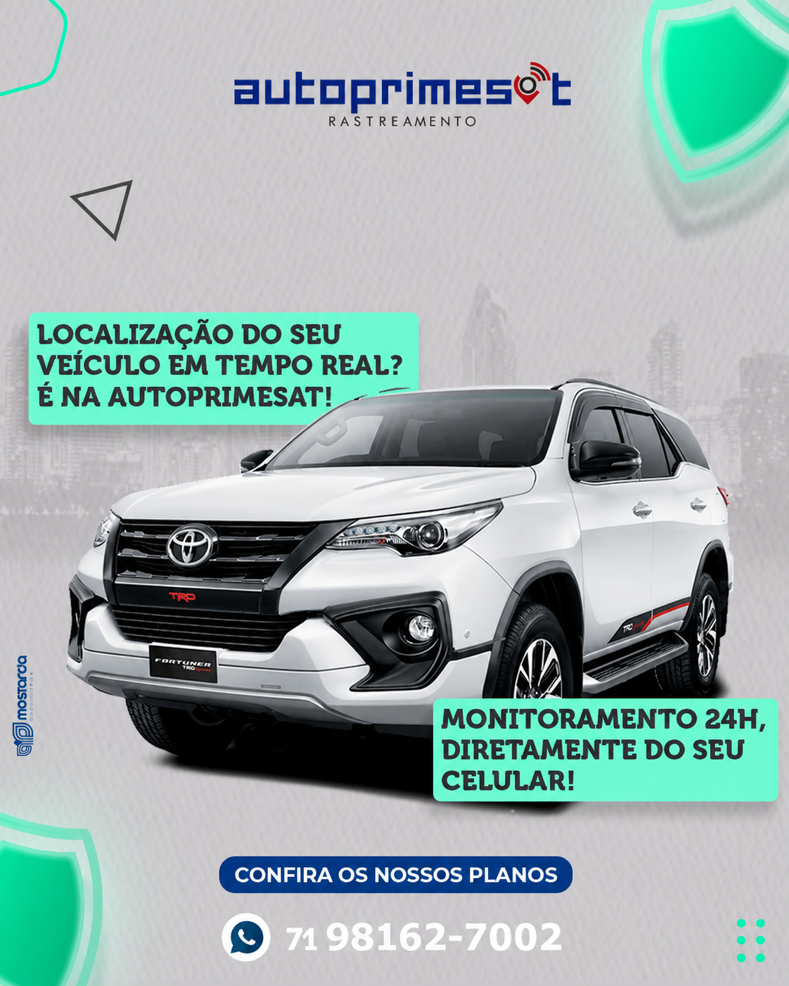 Autoprimesat Rastreamento